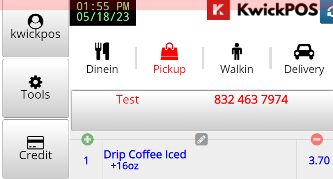 Pickup Order